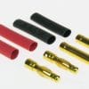 4MM GOLD CONNECTOR SET (2 PAIRS + SHRINK)