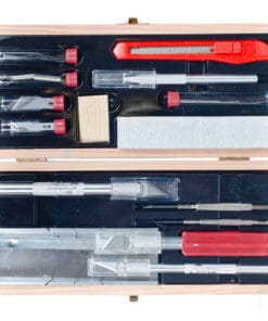 Alternative view of DELUXE WOODEN KNIFE & TOOL SET (BOXED)