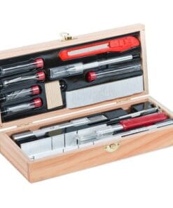 DELUXE WOODEN KNIFE & TOOL SET (BOXED)