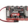 SUPERPAX BATTERY AA 6.0V 5-CELL 2000mAh NIMH, FLAT RX - JR