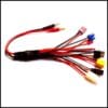 CHARGE ADAPTER - MULTI - FROM BANANA 4mm-10CONECTORS + BLANC