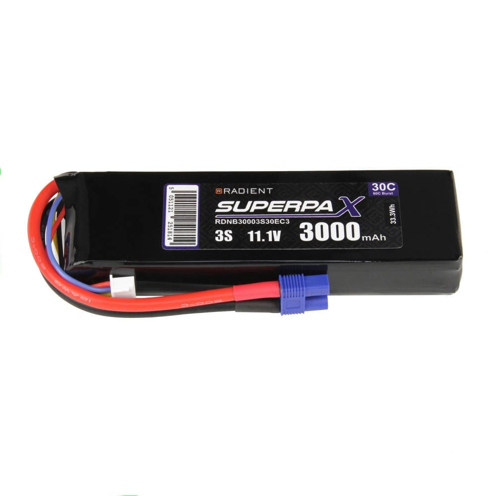 SUPERPAX 3000mAh – 11.1V – EC3 – XH