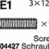 3X12MM C.SUNK HEX SCREW (10 PCS) BAG