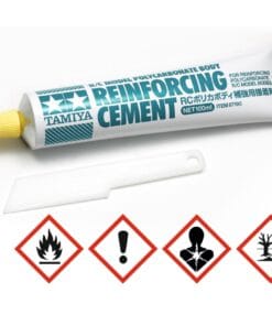 POLYCARBONATE BODY REINFORCING CEMENT