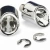 MUFFLER SET FOR BODY CHROME (2 PCS)