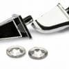 REAR MIRROR SET CHROME TYP B (2 PCS)
