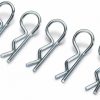 BODY CLIPS LARGE/SILVER (10)