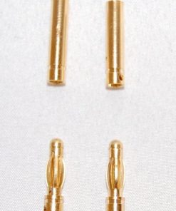 GOLD CONNECTOR 4.0MM - 2 PAIR